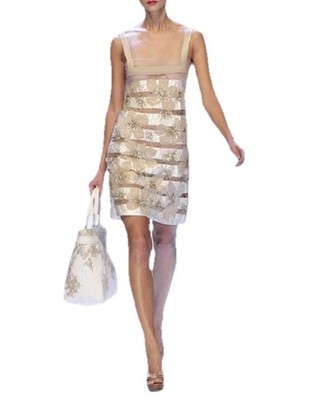 vera wang gold wedding dress Valentino Garavani Sequin embellished mini dress – Luisa World