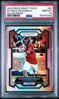 2024 Panini Prizm Draft Picks Patrick Mahomes II Silver Prizm Card #61! PSA 10!