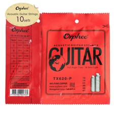 5 10 20 Sets Acoustic Folk Guitar Strings Ext...