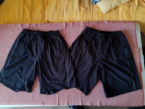 Lululemon Herren Shorts Pace Breaker mit Innenfutter 9" schwarz Small x2 Paar (#2 von 2)