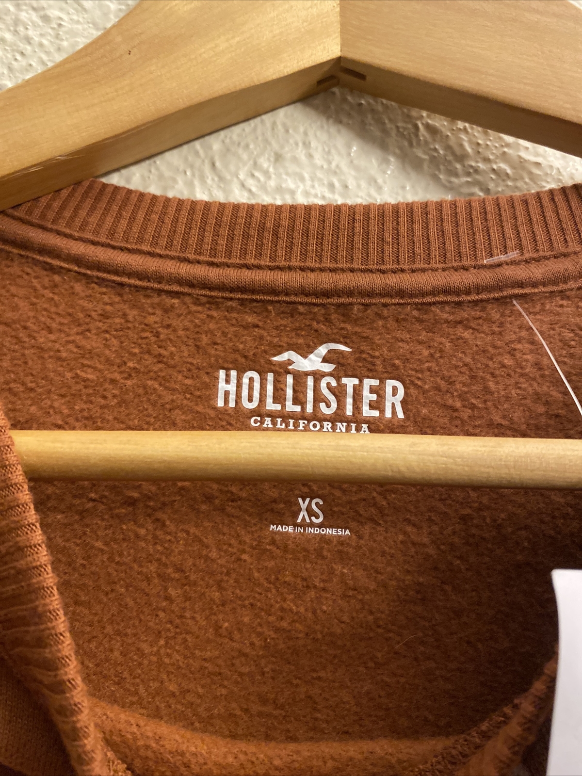 Hollister Women's Crewneck Sweater Sunshine On My Mind Brown Size XS