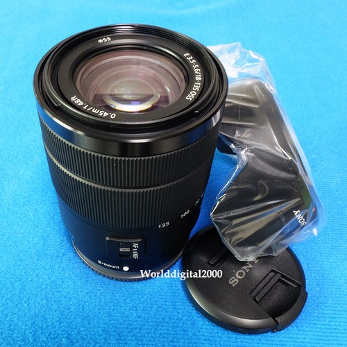 Objectif Sony SEL18135 E 18-135 mm F3,5-5,6 OSS lumière zoom 7,5x pour monture E APS-C  - Photo 1/1