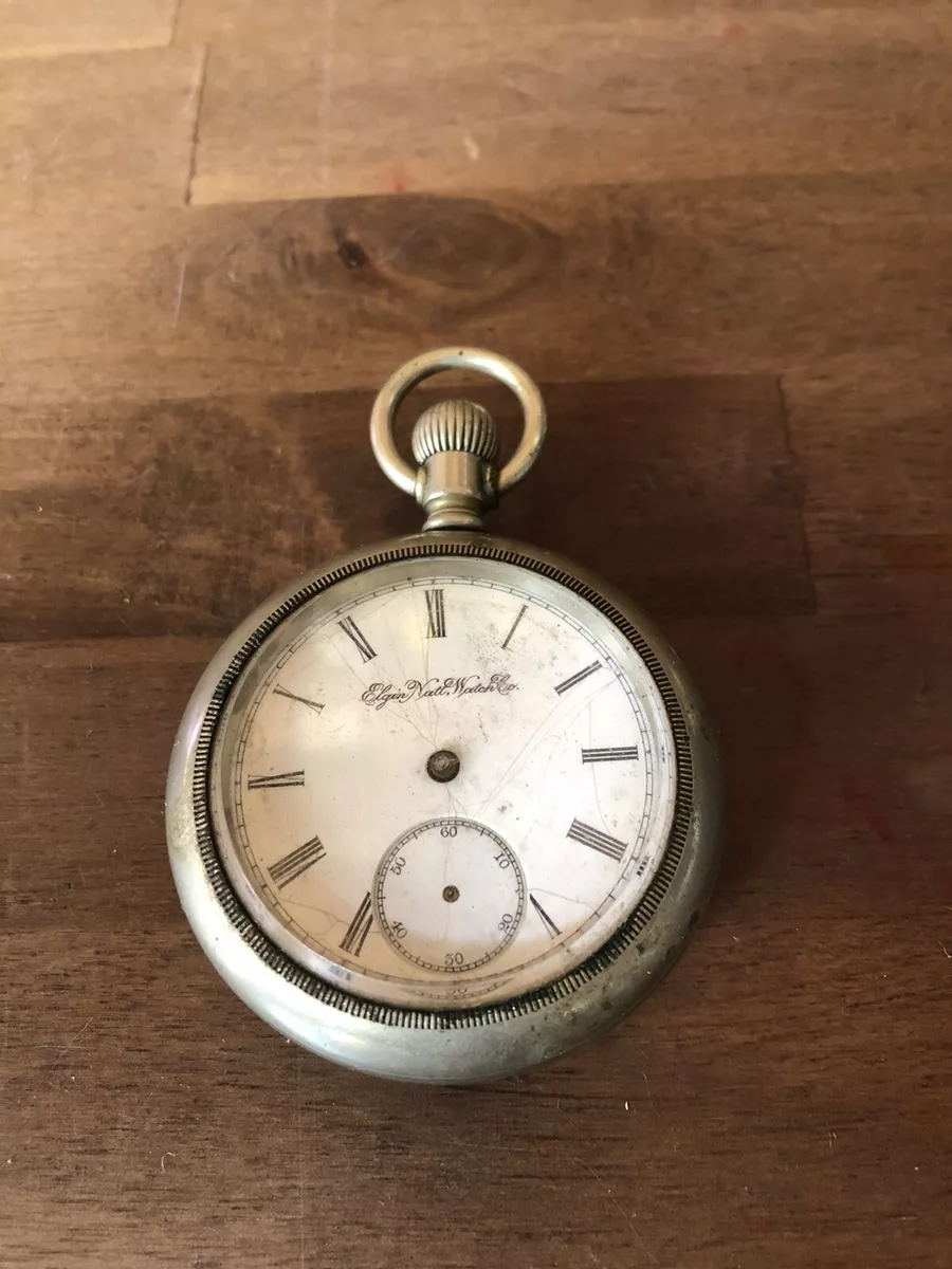 Vintage Elgin Natl Watch Co pocket watch For Parts Repair eBay