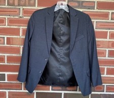 Calvin Klein Dark Gray Two Button Blazer Boys Size 10 Regular
