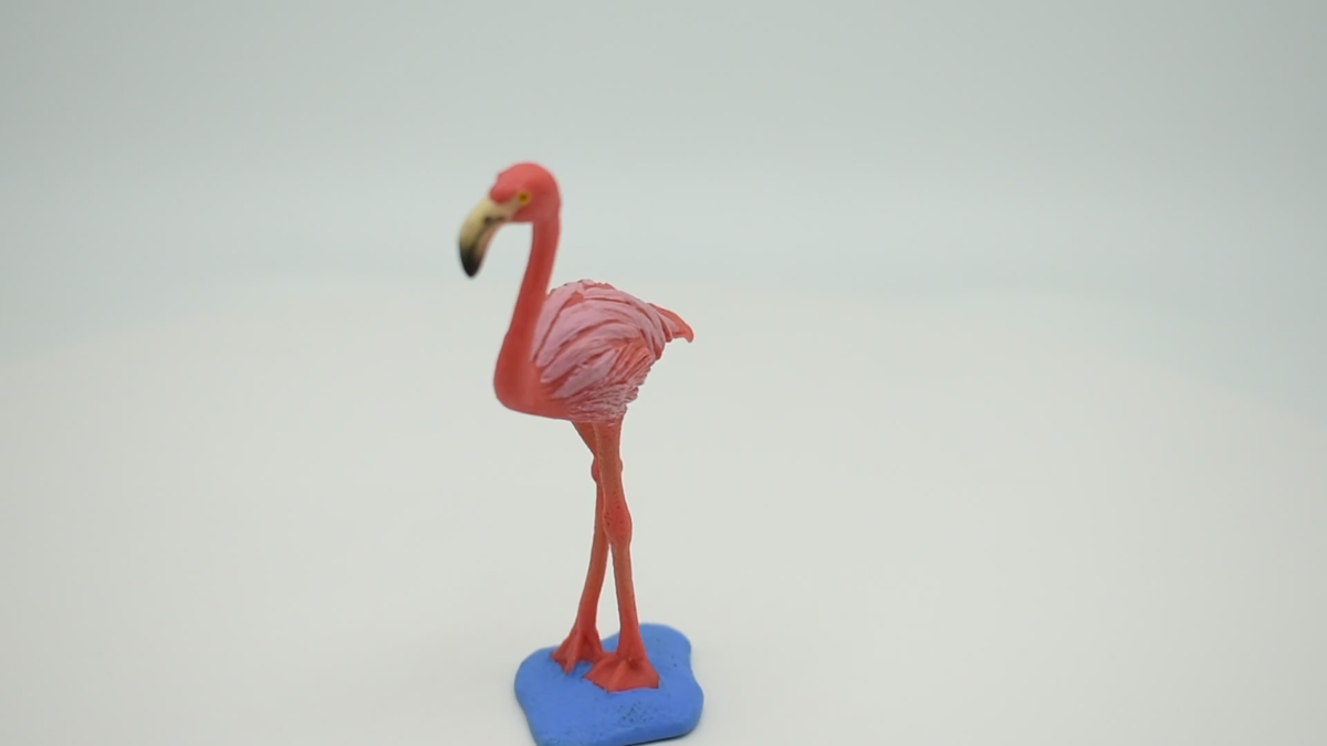 Flamingo, Museum Quality Toy Plastic Model, Hand Painted 3 1/2