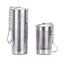 2 Pezzi Infusore per Tè Acciaio Inox Sfuso Tè Steeper Maglia Fine Colino Palline da Tè
