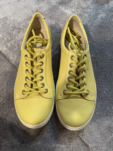 ecco yellow sneakers
