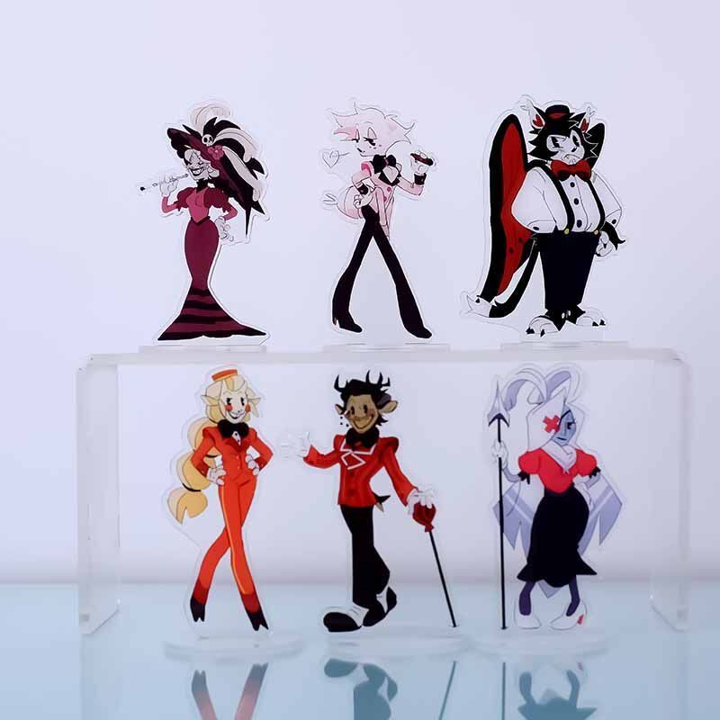 10CM Hazbin Hotel AD Vaggie Husk Charlie Character Acrylic Stand