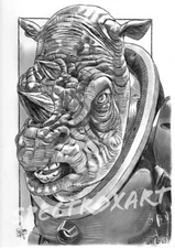 DOCTOR WHO ORIGINAL ART "Judoon" by Spectroxart