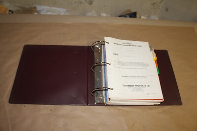Tecumseh Technicians manual loaded with information