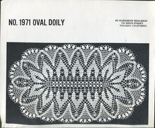 ELIZABETH HIDDLESON CROCHET PATTERNS - ENCHANTMENT DOILY, ETC - LOT OF 5