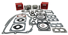 KIT PISTONI OVERSIZE .020" SET GUARNIZIONI ADATTO PER BRIGGS V TWIN INTEK 40 POLLICI CUBICI
