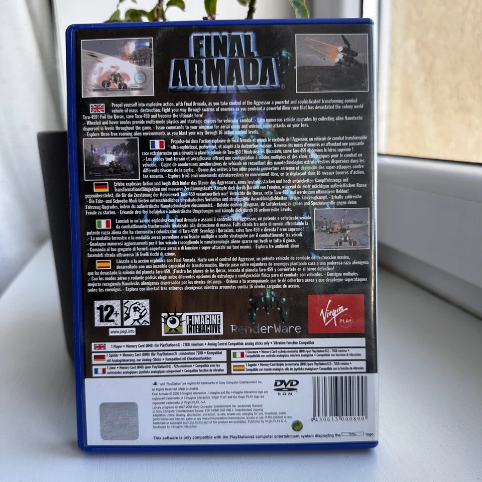 Final Armada PS2 PlayStation 2 | Tested CIB Complete w/Manual PAL Multilanguage - Image 2 of 4