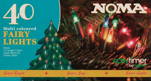 Classic Retro Style Christmas Fairy LED Lights by Noma - Picture 13 of 63