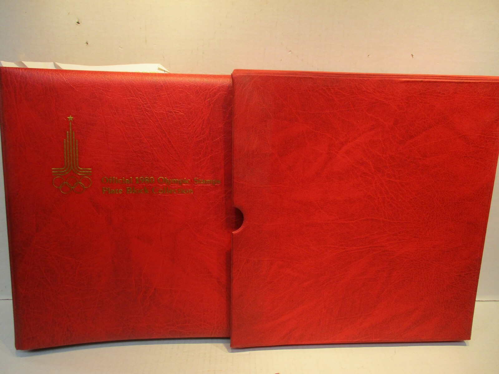 Official 1980 Russian Olympic Plate Block Stamp Collection Mint in