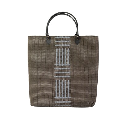 Meshwork kimono bag made by Japanese artist, Handmade, Tote bag, Japanese style