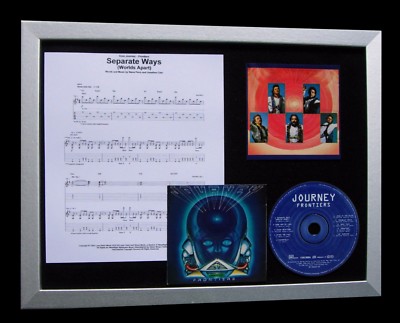 JOURNEY Separate Ways GALLERY QUALITY MUSIC CD FRAMED DISPLAY+FAST GLOBAL SHIP