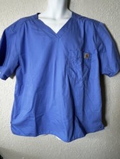 Carhartt Classic Fit Scrub Top XL Blue