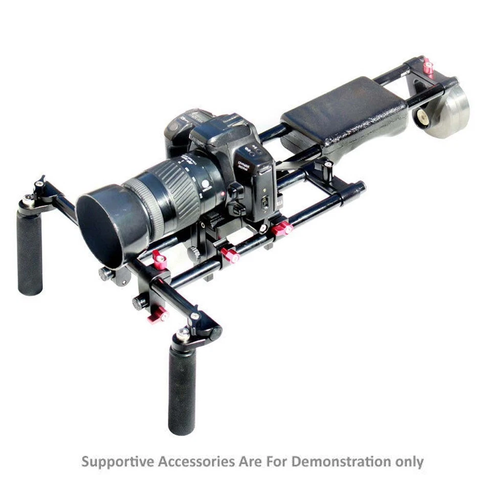 Shootvilla DSLR Cámara Plataforma Soporte de Hombro Soporte Estabilizador Kit Elevador de Altura QR Foto 2 de 4