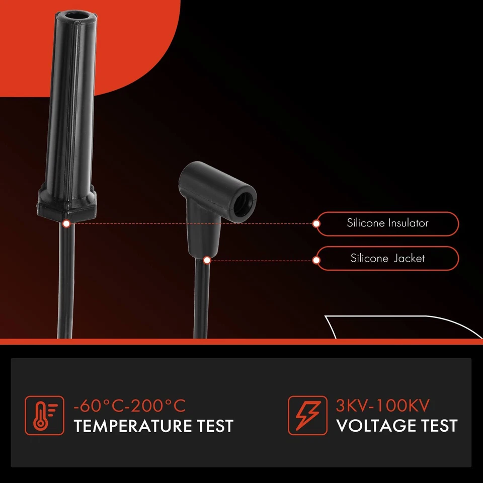 Juego de 7 cables de bujía para Chevy Camaro S10 Blazer GMC S15 Jimmy Buick Olds Foto 4 de 4