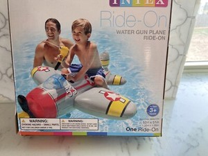 New Intex Water Gun Plane ~ Ride On Kids Swimming Pool Float Raft W/ Squirt Gun 78257318018 | eBay