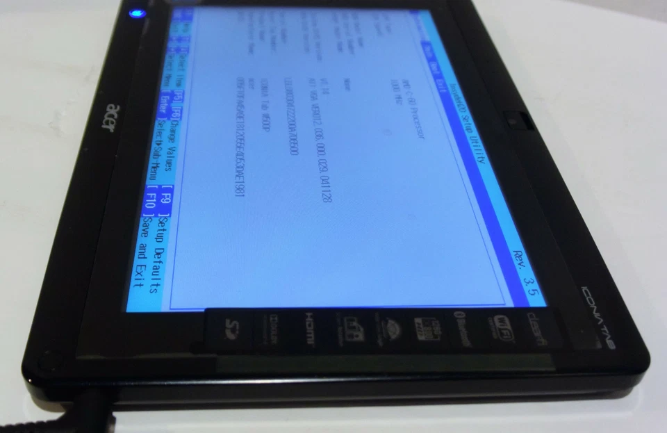 Acer Iconia W500P-BZ841 - Wi-Fi, 10.1in - NO SSD  - Black - WORKS AS IS - READ - Image 4 of 4