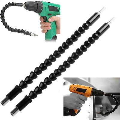 1/4'' Hex Flexible Shaft Extension Screwdriver Drill Bit Holder Attachment Tool