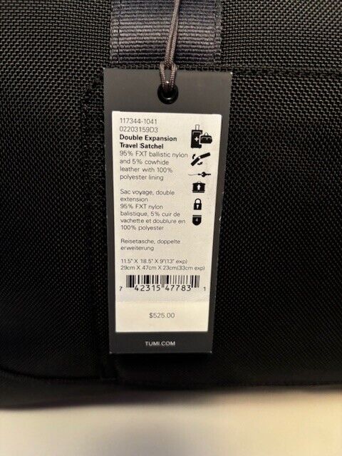 Tumi Black Alpha 3 Double Expansion Satchel - (02203159D3 Tumi Black Alpha 3 Double Expansion Satchel - (02203159D3