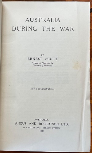 OFFICIAL HISTORY OF AUSTRALIA IN THE WAR OF 1914-1918 by C E W BEAN - Picture 13 of 15