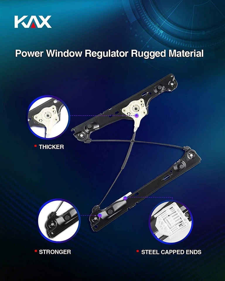 Front Driver Left Side Power Window Regulator For 2006-2011 BMW E90 3 Series M3 - Image 2 of 4