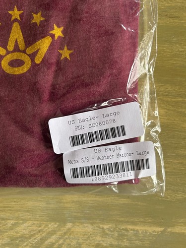 New Sold Out 2025 Scotty Cameron Putters U.S. Open Eagle T-shirt LG Red Yellow - Picture 6 of 7