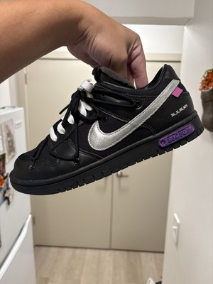 Size 7 - Nike Off-White x Dunk Low 50 of 50 DM1602-001 Super Clean Ships  