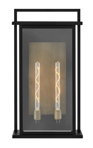 Hinkley Langstone 28" High Black 2-Light Outdoor Wall Light - Picture 6 of 7