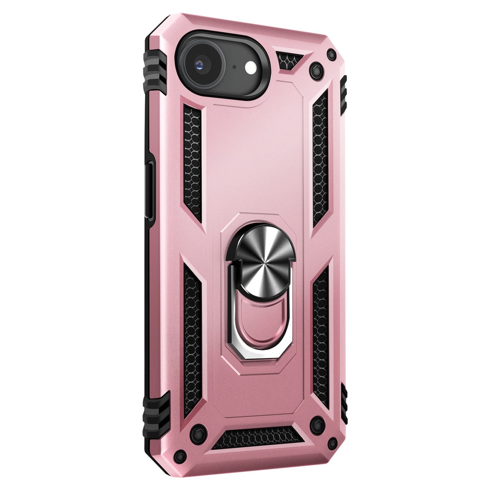 Coque Antichoc iPhone 17e en Silicone Premium avec Bague Métallique