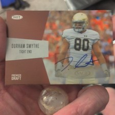 SAGE 2018 Sage Hit Durham Smythe A-68 Autograph Limited Edition Football Card