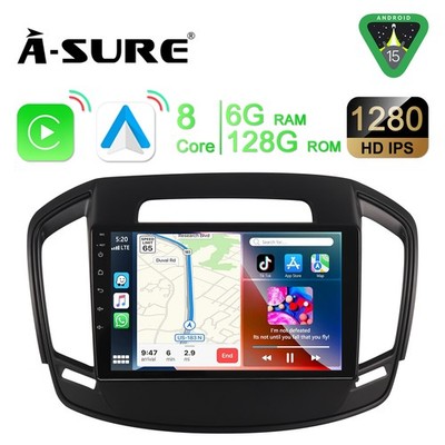 128GB Carplay Für Buick Regal 2013-2017 Android 15 Autoradio GPS Navi WIFI Navi