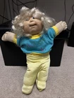 Cabbagepatch Kids 1980s Vintage Blonde Hair Doll W/ Blue Eyes (see Description)
