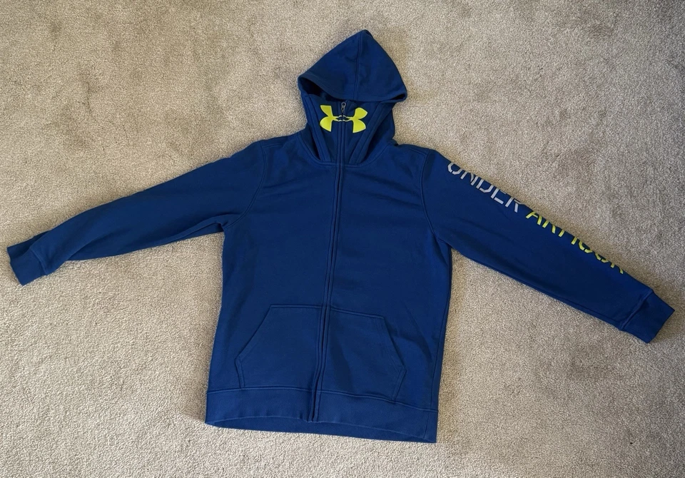 Chaqueta con capucha Under Armour juvenil cremallera completa talla XL Foto 2 de 4