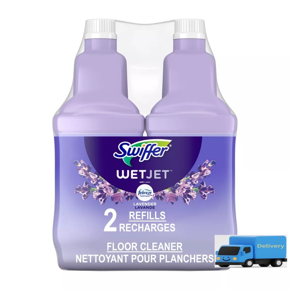 Swiffer WetJet Liquid Refills - Lavender - 42.2 fl oz/2pk