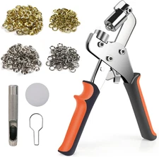 Snap Fastener Tool, Heavy Duty Snap Fastener Kit with 200Pcs Snap Buttons, Handh
