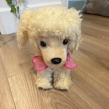 American Girl Doll Brown Plush Dog Stuffed Animal Small, Comes w/ Bone Toy 