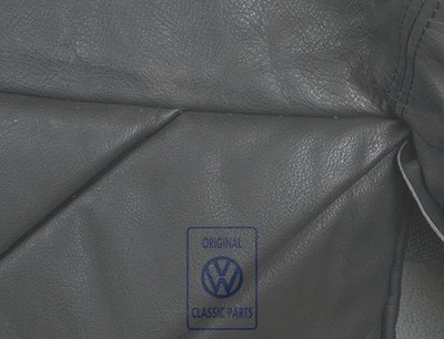 Volkswagen Golf Mk1 Cabrio Schwarz Leder Rückenlehne Polster Original 15588180