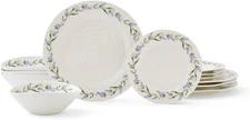 Spode Lavandula 12 Piece Dinnerware Set | Made from Porcelain | Sophie Conran Co