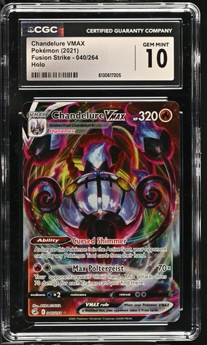 Chandelure VMAX graded CGC 10 for sale on eBay