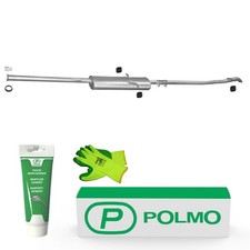 POLMO Auspuff Endschalldämpfer mit E-Prüfzeichen /3805