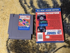 Nintendo Wheel of Fortune Junior Edition  Nintendo NES Cartridge w/ Original Box
