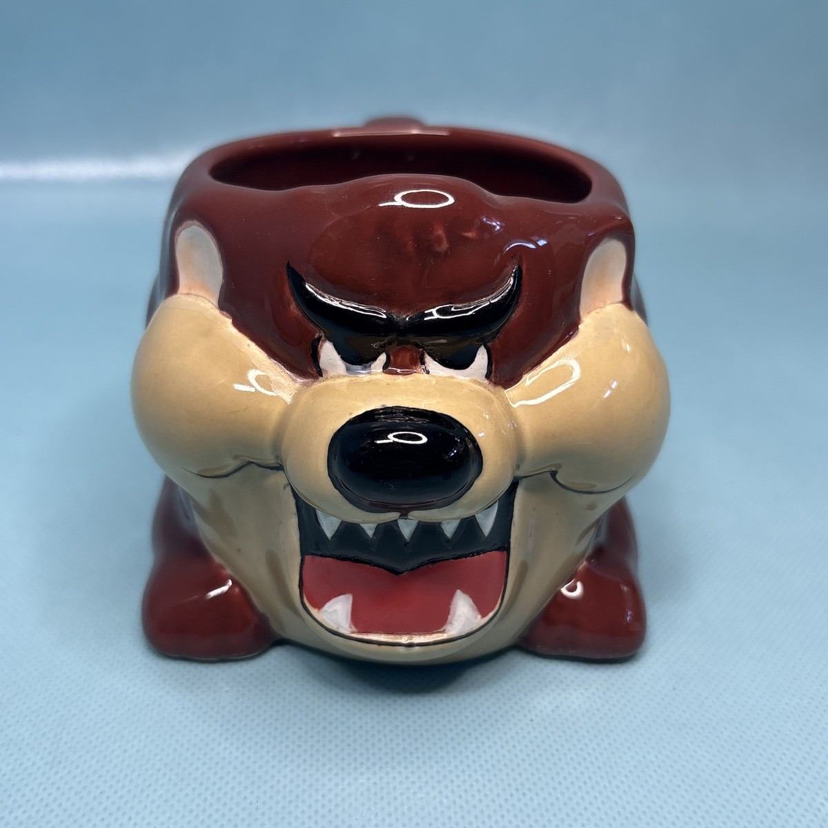 1989 Taz Looney Tunes Mug Applause Tasmanian Devil Christmas