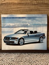 BMW 2001 Dealer Brochure - Includes M5, M3, And Oversized X5 Poster. Vintage