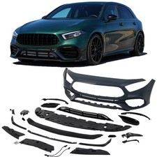 Für Mercedes A-Klasse W177 VFL Front Sport Bumper Vorne Stoßstange Schwarz Für Mercedes A-Klasse W177 VFL Front Sport Bumper Vorne Stoßstange Schwarz