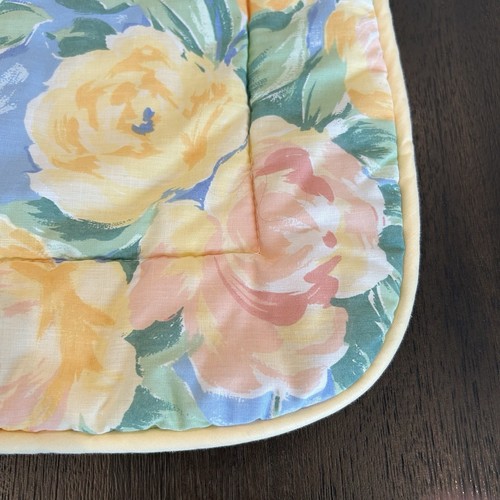 Croscill Vintage Fiesta Yellow Floral 2 Standard Pillow Shams 2 Queen Pillowcase - Afbeelding 12 van 14